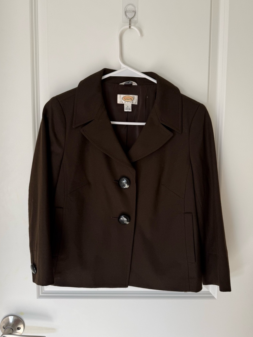 Vintage Talbots Wool Two-Button Blazer